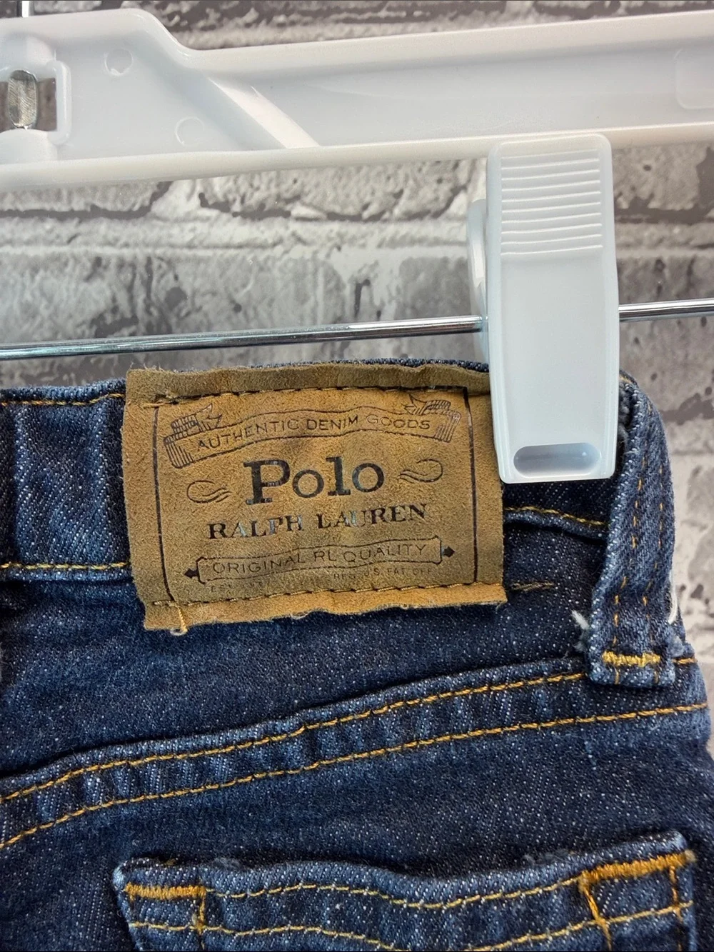 Ralph Lauren Kids Dark Blue Denim Jeans